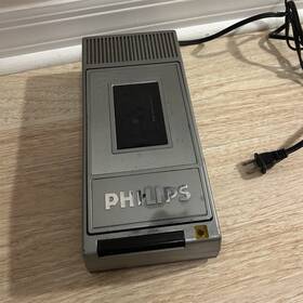 Philips 302744 Vintage Vhs Tape Rewinder Sbv7040a01 Untested