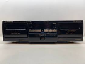 Ct-07d Pioneer Stereo Double Cassette Deck For Parts Free Shipping