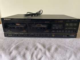 Ct-128owr Pioneer Dual Cassette Deck Auto Reverse Not Working Parts Only
