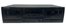 Ct-w505r Pioneer Stereo Dual Cassette Deck Auto Reverse Recorder Player. Works