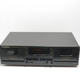 Ct-w700 Pioneer Dual Auto Reverse Cassette Deck Tested Serviced Dolby B/c