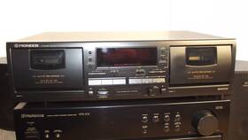 Pioneer Ct-w770sr Stereo Double Cassette Deck With Dolby High Speed Copy System