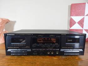 Ct-w801r Pioneer Dual Rec. Cassette High Speed Dubbing Dolby B C Serviced