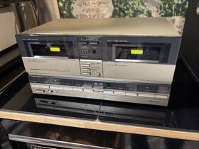 Ct-x8w Pioneer Stereo Cassette Deck Rare Dual Mini