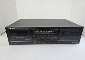 Ct-w450r Pioneer Cy-w45or Stereo Double Cassette Deck Dolby Hx Pro With Instructions Vtg 91