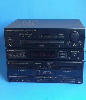 Dc-z84 Pioneer Stereo Double Cassette Deck Receiver Equalizer Vintage Read