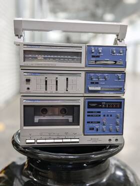Cs-c3 Pioneer Fa-c3 1983 / Ct-c3 Carrycom Boombox Cassette Deck Untested