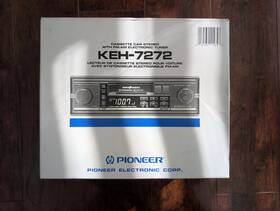 Pioneer Keh-7272 Vintage Cassette Car Stereo Supertuner Iii Nos Open Box Japan