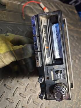Kp-250 Pioneer Vintage Car Stereo Radio Cassette Deck
