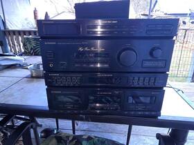 Rx-741 Pioneer Rx741 Home Theater Receiver Double Cassette Deck Vtg Radio