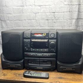 Xr-p560f Pioneer Vintage Stereo File Type Cd Cassette Deck Receiver With Remote