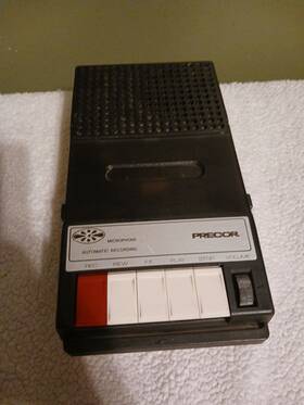 1850-1 Precor Vintage Auto Stop Recorder Model C Tested