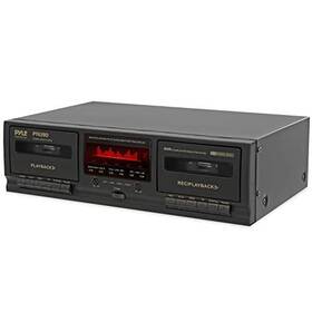 Pt639d Pyle Dual Cassette Deck Stereo - Hi-fi Sound Noise Reduction Rca Cables