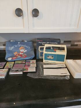 14-850a Radioshack Radio Shack Kids Portable Am Cassette Tape Recorder Tested Tapes