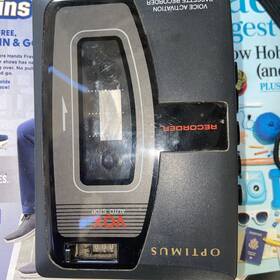 Ctr-106 Radioshack Optimus Vox Cassette Tape Player Recorder Working