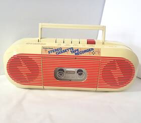 Radioshack Ctr-81 Vtg As-is Retro Radio Shack Red Kids Prop Cassette Tape Player Untested