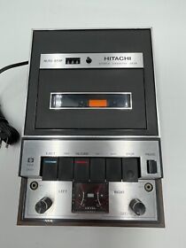 Trq-252d Rare Vtg Hitachi Cassette Deck With Manual New