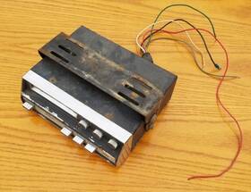 12r0200 Rca Vintage Solid State Car Cassette Tape Player Untested