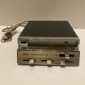 12r206 Rca Stereo Cassette Solid State Model Deck For Car - Untested