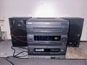 Rp-9315 Rca 3 Disc Model No With Two Speakers Works Remote