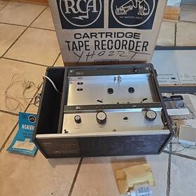 Yhb22 Rca Victor Solid State Tape Cartridge Recorder Model With Box - Untested
