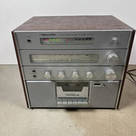 13-1214 Realistic Clarinette 66 Am Fm Stereo Cassette Music System Tested Working