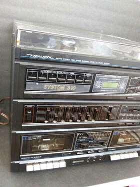 13-1231 Realistic System 310 Model Dual Cassette Deck Phono Am/fm Radio Parts
