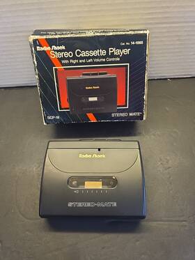 14-1065 Realistic Vintage Radioshack / Stereo Mate Cassette Player Scp-18