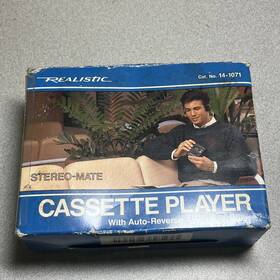 14-1071 Realistic Portable Cassette Player New In Box