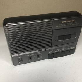 14-1190 Realistic Vintage Micro 51 Microcassette Tape Recorder Tested Works Ecu