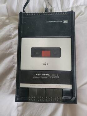 14-607 Realistic Vintage Stereo Cassette Player Scp-2 Component Auto Stop