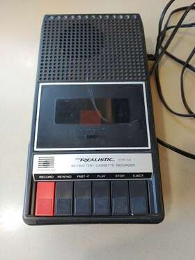 Ctr-53 Realistic 14-811 Vintage Cassette Recorder Tape Player Model Parts/repair