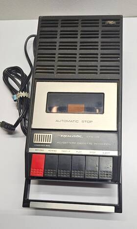 Ctr-29 Realistic 14-835 Radio Shack Cassette Recorder Battery / Ac