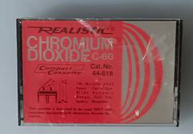 44-618 Realistic Chromium Dioxide C-60 Compact Cassette Cat. No. Sealed