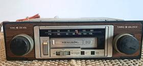 Realistic 8m723946 Vintage 12-1927 Am /fm Stereo Cassette Deck Wood Grain