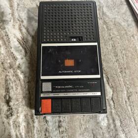 Ctr-408 Realistic Ac/battery Cassette Recorder Tested Works