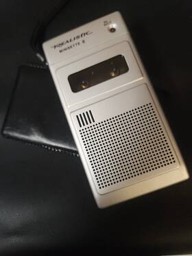 Realistic Micro-2 Vintage Micro-minisette 2 Microcassette Not Tested