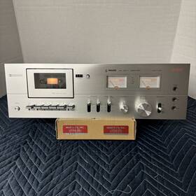 N2535 Realistic N2535/44 Philips Vintage 2 Head Stereo Cassette Deck - Serviced -cleaned