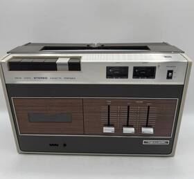 Sct-2b Realistic Cassette Tape Recorder No Power Cord Vtg Powers On For Parts