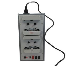 Adh-6240 Recordex Vtg High Speed Stereo Cassette Duplicator Auto Rewind Tested Works
