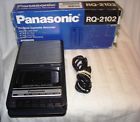 Rq-2102 Rq21012 Panasonic Slim Line Portable Cassette Recorder Model Box Cord