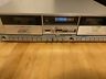 Rs-m222 Technics Vintage Stereo Dual Cassette Tape Deck Player Recorder Works