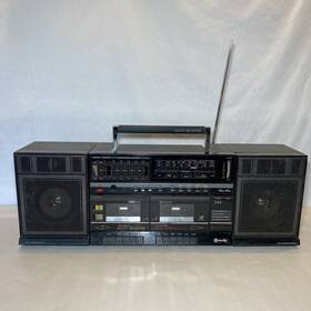 Pd-80 Samsung Vintage Am/fm Stereo Double Cassette Player Recorder Receiver Rare