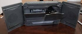 Cp-a4 Sansui Tested Speakers And Cd Not Working Cassette Player Very Rare