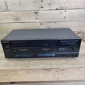 D-590w Sansui Double Cassette Tape Deck - Tested