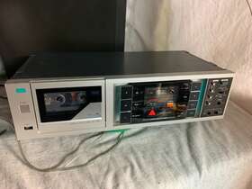 D-79c Sansui Vintage Silver Face Cassette Tape Deck Player Recorder Japan As Is