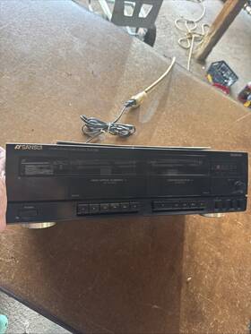 D-c119w Sansui Stereo Double Cassette Deck D X119w