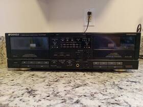 D-x117wr Sansui Rare Vintage Stereo Double Cassette Deck