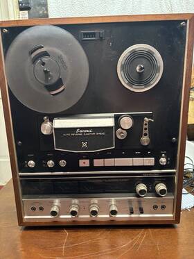Sd-550 Sansui Real To 4 Channel Stereotype Deck As Is For Part Of Repair