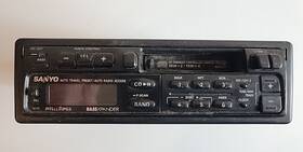 4177 Sanyo Car Cassette Stereo Model Untested For Parts